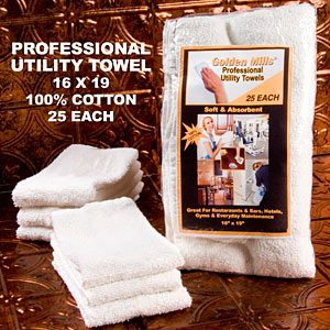 Professional Utility Towels 16x19 25 each